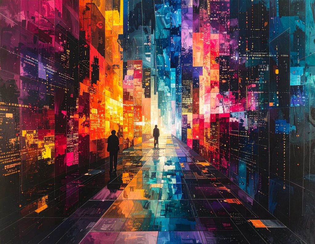 The Intersection of Creativity and Code abstract